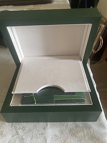 Наручные часы: Rolex saat qutusu və aksesuar dəsti - Rəng: Tünd yaşıl xarici korpus — 3