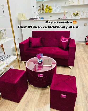 Divan və masa dəstləri: Divan