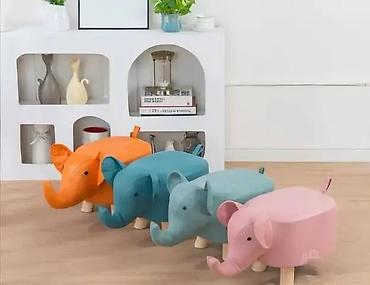 ugg sandale decije: Stolica/tabure u obliku slona – dekorativni i funkcionalni komad — 1