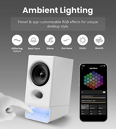 Audio: Edifier R20BT White - Həm yığcam, həm maksimum funksional akustika — 4
