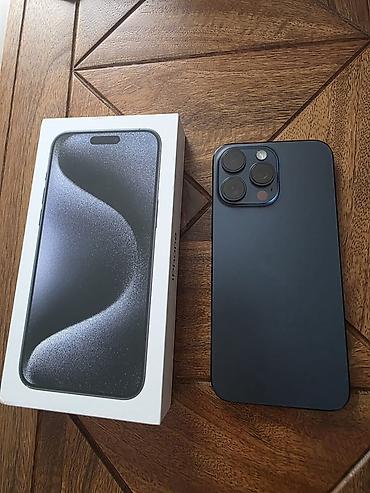 комбо 3 в 1: IPhone 15 Pro Max, цвет Blue Titanium, с коробкой.Звонить на WhatsApp — 3