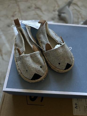 Детская обувь: Uşaq espadril ayaqqabıları - Model: heyvan üzü dizaynlı (qulaq və — 2