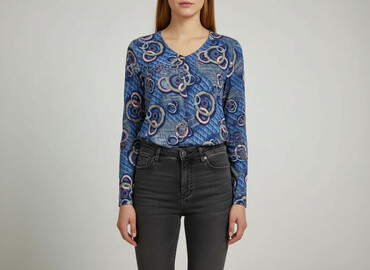 bluzki z piórami reserved: Women's blouse, size M