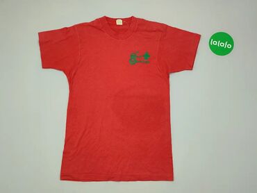Koszulki: Podkoszulka, S (EU 36), wzór - Print, kolor - Czerwony