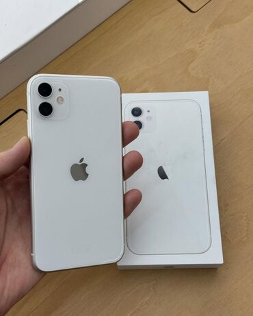 iphone 8 telefon: IPhone 11, 128 GB, Ağ, Zəmanət, Kredit, Barmaq izi