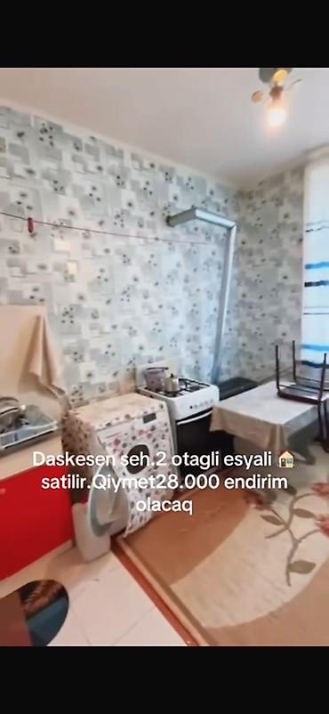 ucuz evlerin satışı: Daşkəsən şəhərində, tam əşyalı 2 otaqlı mənzil satılır — 6