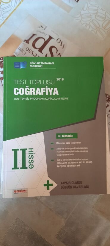 riyaziyyat test toplusu 2019 helleri: Cografiya test toplusu 2ci hisse 2019 ici temizdir