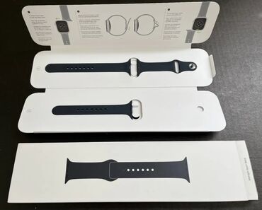 apple watch 1: Оригинальный ремешок Apple Watch Sport Band Midnigt (42/44/45)