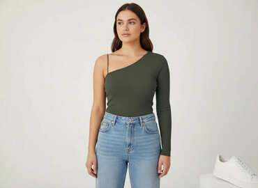 bluzki na jedno ramię zara: Primark, Top damski, rozmiar XL