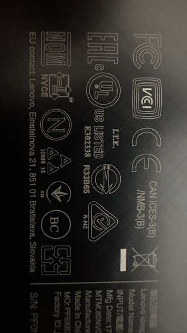 Lenovo: İşlənmiş Lenovo Legion, 15.6 ", Intel Core i7, 512 GB, Pulsuz çatdırılma, Rayonlara çatdırılma — 7