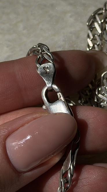 серебро цепи: Серебряная цепочка, плетение «сингапур/верёвка» с эффектом скрутки — 2