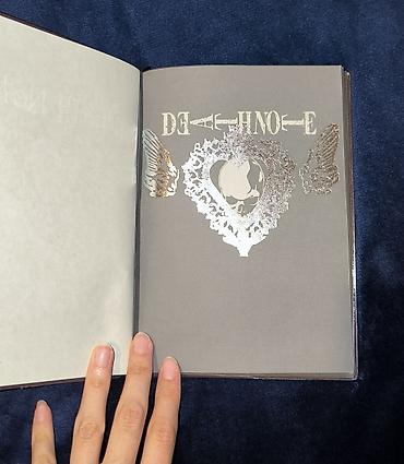рабочая тетрадь: ✨ Yeni “Death Note” dəftəri + brelok hədiyyə ✨ Tam yeni, istifadə — 4
