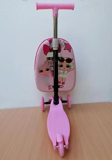 Rančevi, torbe i koferi: Dečiji trotinet sa koferom – 2 u 1 - Trotinet sa tri točka (dva — 4