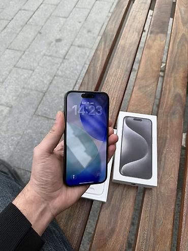 Apple iPhone: IPhone 15 Pro, 256 GB, Qara, Face ID — 11