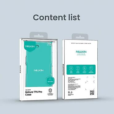 Maske i futrole za telefone: Transparentna maska Nillkin Nature Pro za iPhone 16e 6.1. Kataloški — 11