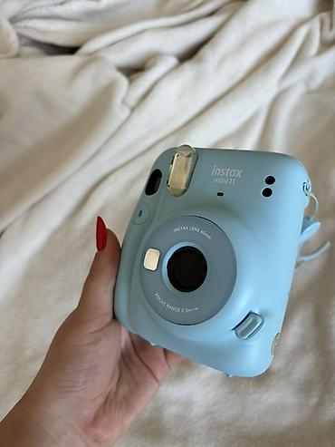 fujifilm instax: Fujifilm Instax Mini 11 — mavi rəngdə fotoaparat - Film tipi: Instax — 1
