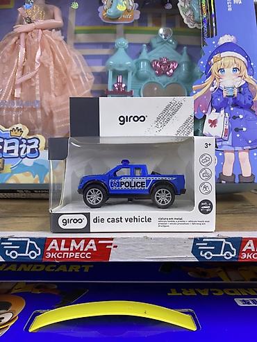 Металлическая машинка GIROO — Police Pickup. - Серия: die cast