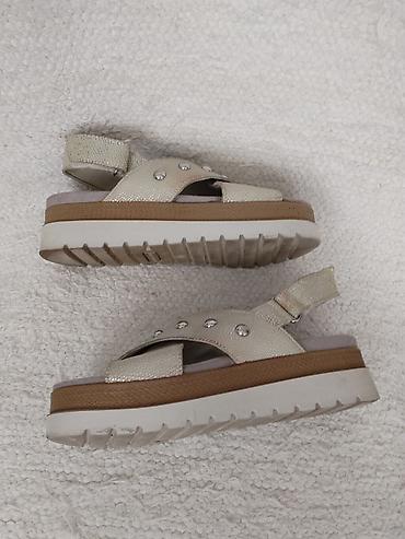 crocs serbia: IMAC italijanske kozne sandale broj 39, model sa dva prekrstena sira — 8