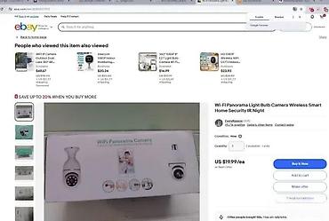 momo auto ruma: WiFi pametna sigurnosna kamera u obliku sijaličnog grla (E27) - — 10