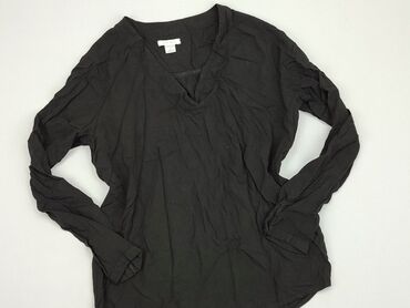 czarne koronkowe bluzki z długim rękawem: Bluzka Damska, Amisu, S, stan - Dobry