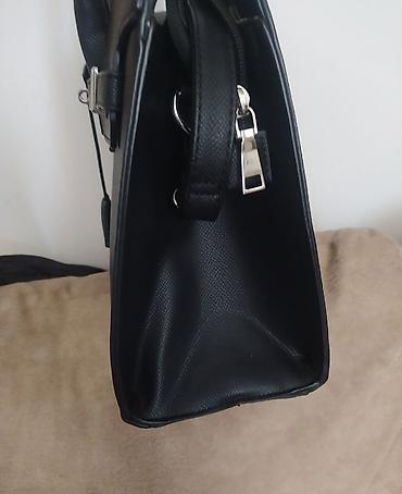 Torbe: Veoma lepa Birkinka Crna damska torba – klasičan tote/Birkin stil - — 4