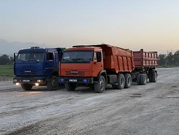 кузов портер 2: Самосвал КАМАЗ 65115 с прицепом-самосвалом - Колесная формула 6x4. - — 10