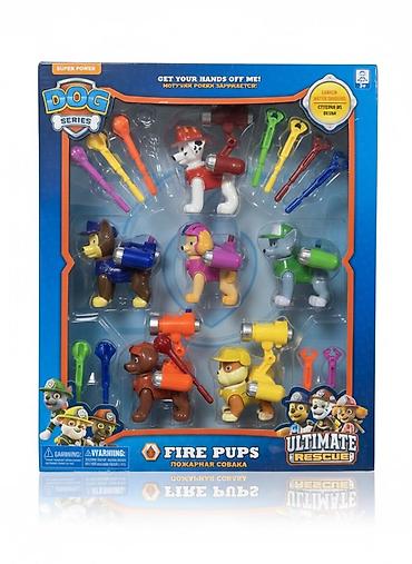monster hight: Щенячий патруль Игровой набор фигурок щенков-спасателей Fire Pups (Dog — 1