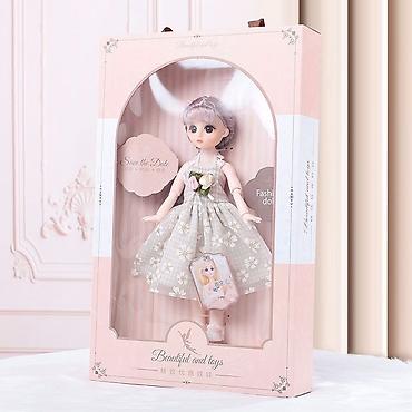 Игрушки: Детская кукла, подарочная - Стильная кукла Fashion Doll в нарядном — 6