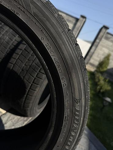 Шины: Шины 225 / 45 / R 17, Зима, Б/у, Комплект, Легковые, Dunlop — 4