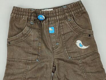 legginsy kolarki dziewczynka: Denim pants, 9-12 months, condition - Perfect