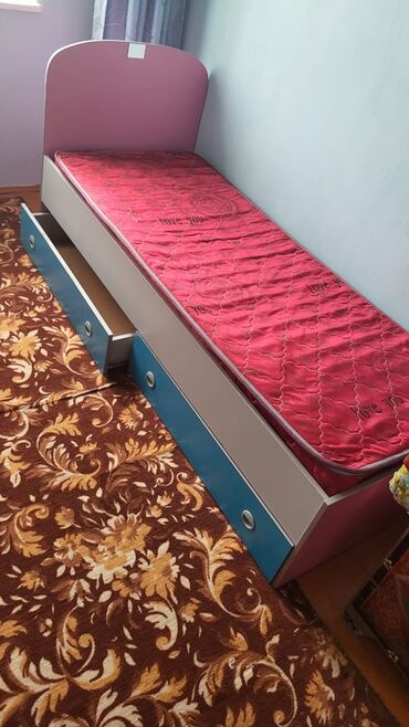 Спальные гарнитуры: Спальный гарнитур, Б/у, ДСП, цвет - Розовый — 13