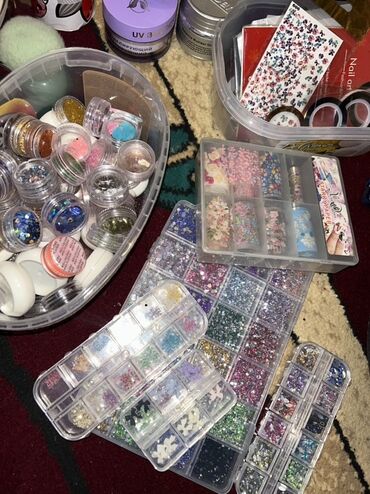 Manikür, pedikür aparatları: Manikür/nail art üçün tam avadanlıq və material dəsti - 2 ədəd BOYA — 2