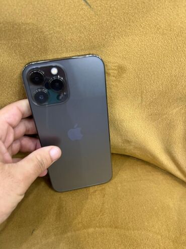 Apple iPhone: IPhone 13 Pro Max, Б/у, 256 ГБ, Черный, Кабель, Коробка, 100 %