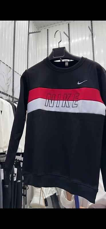 мужской свитер: Свитшоты с принтами Nike и Polo Academy - Модель: классический — 3