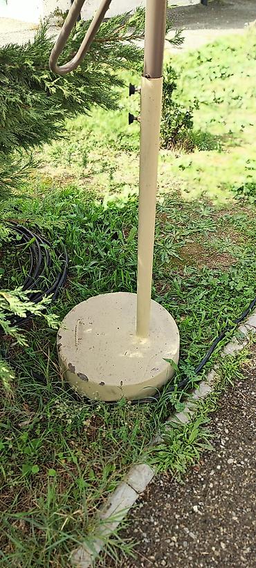 bağ ucun cətir: Asqılı bağ/terras çətiri - Tip: Yan dayaqlı, asqılı mexanizmli bağ — 4