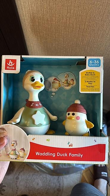 oyun rul seti: Hola Waddling Duck Family – Ana və Bala Ördək interaktiv oyuncağı - — 1
