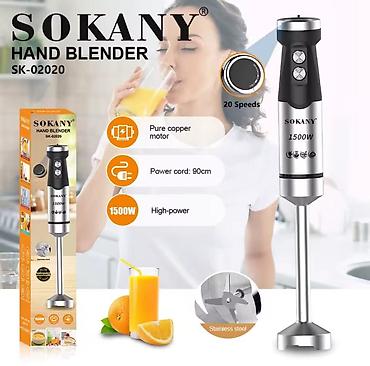 sokany blender: №: 1846 Məhsulun adı: Blender Sokany SK-02020, Salınma — 1