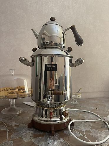 elektrikli fincan: Wistel markalı elektrikli samovar-çaydan dəsti. Xüsusiyyətlər: - — 1