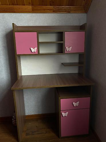 set mebel: Uşaq/yeniyetmə otağı üçün mebel dəsti - Yazı masası: Laminat ağac — 9