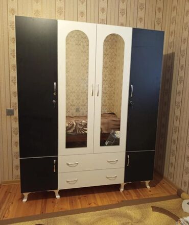 Sifarişlə dolablar: 4Qapi Dolab satılır qiyməti 260Azn ölçü 160*200*45 sifarişlədir — 27