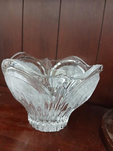 хрустальная: Хрустальная ваза-конфетница. Производство Россия. В идеальном — 4