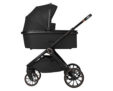 lakovi za decu: KIKKA BOO Kolica TIFFANY black set 2u1 sa tvrdom korpom SKU: KKB2 — 7