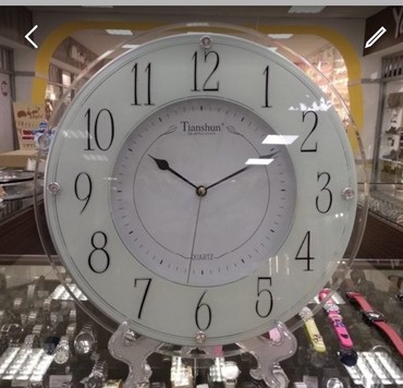 механизм для часов: Tianshaun. Настенные часы. Стеклянные!. Безшумный механизм. С