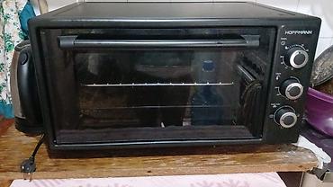 hoffman: Hoffmann elektrikli mini soba - Geniş şüşə qapılı ön panel – — 1