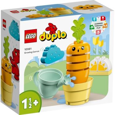 конструкторы lego duplo: Lego Duplo 10981Выращиваем морковку 🥕, рекомендованный возраст 1/2