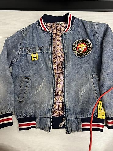 pull and: Вещи от 3-18 лет цена от 100-1000 сом Джинсовая куртка, серый wash - — 7