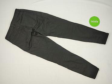 czarne cargo pull and bear: Bershka, Spodnie materiałowe damskie, rozmiar S — 3