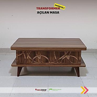 Masalar: Jurnal masası, Yeni, Transformer, Laminat, Dördbucaq masa — 6