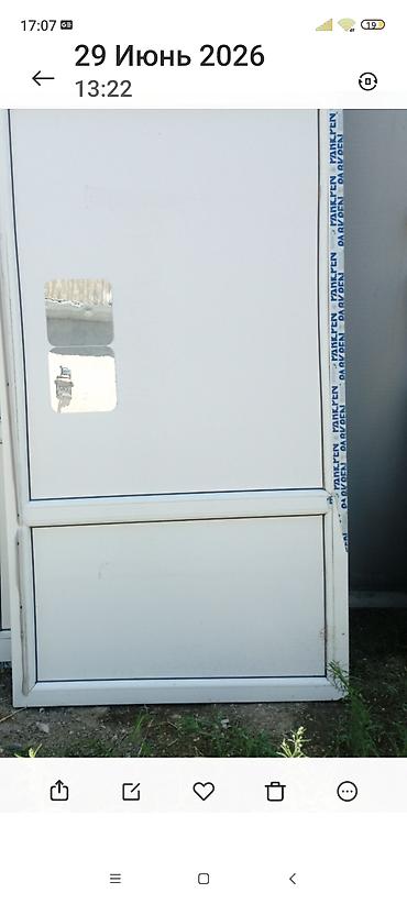 Plastik pəncərələr: PVC pəncərə və qapı dəsti - Material: ağ PVC profillər - Şüşə: ikiqat — 9