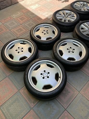 мерс моноблок: Литые Диски R 18 Mercedes-Benz, Комплект, отверстий - 5, Б/у — 1